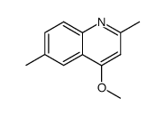 2,6-dimethyl-4-methoxyquinoline结构式