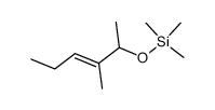 methyl-3 trimethyl silyloxy-2 hexene-3结构式