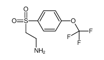 2-[4-(trifluoromethoxy)phenyl]sulfonylethanamine结构式