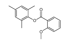 (2,4,6-trimethylphenyl) 2-methoxybenzoate Structure