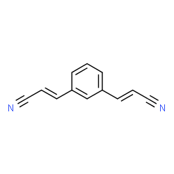 2-Propenenitrile,3,3-(1,3-phenylene)bis- Structure