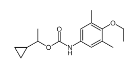 1-cyclopropylethyl N-(4-ethoxy-3,5-dimethylphenyl)carbamate结构式