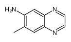 6-Quinoxalinamine,7-methyl- Structure