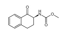 (S)-2-[(Methoxycarbonyl)amino]-1,2,3,4-tetrahydronaphthalen-1-one Structure