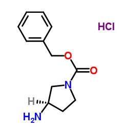 (|R|)-1-Cbz-3-氨基吡咯烷盐酸盐图片