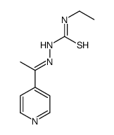 1-ethyl-3-(1-pyridin-4-ylethylideneamino)thiourea结构式