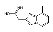 2-(8-methylimidazo[1,2-a]pyridin-2-yl)acetamide结构式