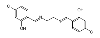 N,N'-ethylenebis(2-hydroxy-5-chlorophenyleneimine)结构式