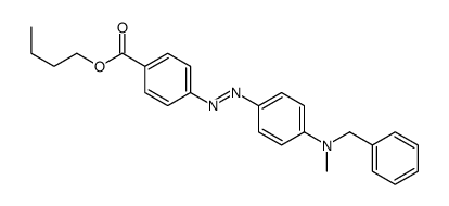 butyl 4-[[4-[benzyl(methyl)amino]phenyl]diazenyl]benzoate Structure