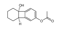 7-acetoxy-1,2,3,4,4a,8b-hexahydro-4a-biphenylenol Structure