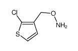 O-[(2-chlorothiophen-3-yl)methyl]hydroxylamine结构式