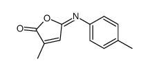 3-methyl-5-(4-methylphenyl)iminofuran-2-one结构式