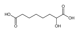 2-hydroxy-octanedioic acid Structure