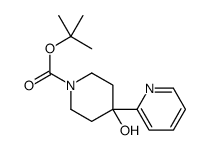 4'-HYDROXY-3',4',5',6'-TETRAHYDRO-2'H-[2,4']BIPYRIDINYL-1'-CARBOXYLIC ACID TERT-BUTYL ESTER Structure