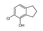 1H-Inden-4-ol,5-chloro-2,3-dihydro- structure