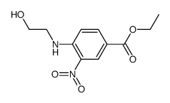 ethyl 4-(2-hydroxyethylamino)-3-nitrobenzoate结构式