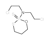 N,N-bis(2-chloroethyl)-2-sulfanylidene-1-oxa-3-thia-2$l^C7H14Cl2NOPS2-phosphacyclohexan-2-amine structure