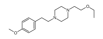 1-(2-ethoxyethyl)-4-[2-(4-methoxyphenyl)ethyl]piperazine结构式