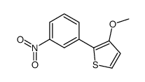 3-methoxy-2-(3-nitrophenyl)thiophene Structure