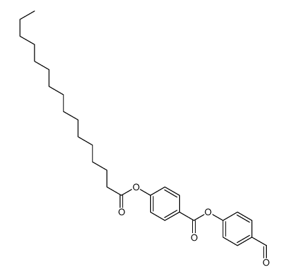 (4-formylphenyl) 4-hexadecanoyloxybenzoate结构式