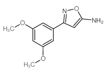 3-(3,5-Dimethoxyphenyl)-5-isoxazolamine picture