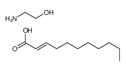 undecenoic acid, compound with 2-aminoethanol (1:1)结构式