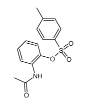 toluene-4-sulfonic acid 2-acetylamino-phenyl ester结构式