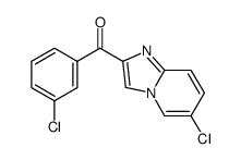 (6-chloroimidazo[1,2-a]pyridin-2-yl)(3-chlorophenyl)methanone Structure