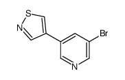 4-(5-bromopyridin-3-yl)-1,2-thiazole结构式