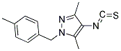 4-ISOTHIOCYANATO-3,5-DIMETHYL-1-(4-METHYL-BENZYL)-1H-PYRAZOLE Structure