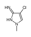 4-chloro-1-methylpyrazol-3-amine结构式