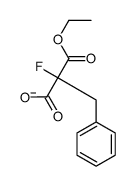 2-benzyl-3-ethoxy-2-fluoro-3-oxopropanoate结构式