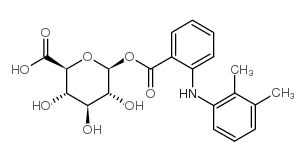 Mefenamic Acyl-b-D-glucuronide structure