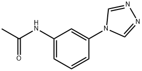 N-(3-(4H-1,2,4-三唑-4-基)苯基)乙酰胺结构式