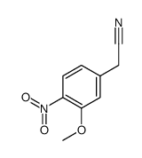 2-(3-Methoxy-4-nitrophenyl)acetonitrile结构式