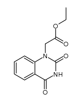 1,2,3,4-Tetrahydro-2,4-dioxo-chinazolin-1-yl-essigsaeureethylester Structure