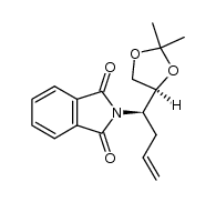 (2R,3R)-1,2-isopropylidene-3-phthalimidohex-5-ene-1,2-diol Structure