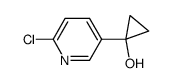1-(6-chloropyridin-3-yl)cyclopropanol Structure