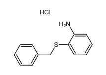 S-benzyl ortho-aminothiophenol hydrochloride结构式