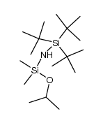 (Isopropoxydimethylsilyl)(tri-tert-butylsilyl)amin结构式