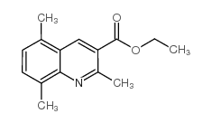 2,5,8-三甲基喹啉-3-羧酸乙酯结构式