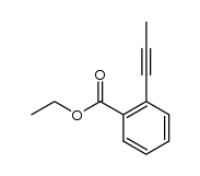 ethyl o-(1-propynyl)benzoate结构式