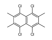 1,4,5,8-tetrachloro-2,3,6,7-tetramethylnaphthalene Structure