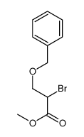 methyl 2-bromo-3-phenylmethoxypropanoate结构式