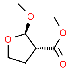 3-Furancarboxylicacid,tetrahydro-2-methoxy-,methylester,trans-(9CI) structure