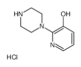 2-Piperazin-1-yl-pyridin-3-ol hydrochloride Structure