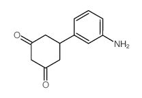 5-(3-Aminophenyl)cyclohexane-1,3-dione Structure