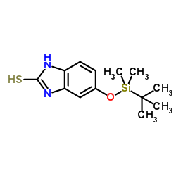 5-(tert-Butyldimethylsilyl)oxy-2-mercaptobenzimidazole structure