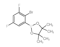 2-(2-溴-3,5-二氟苯基)-4,4,5,5-四甲基-1,3,2-二噁硼烷图片