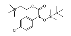 4-ClC6H4-N(Teoc)OTBS结构式